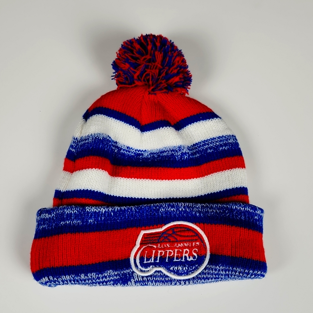LA Clippers- Red/White/Blue Ball Beenie - OS